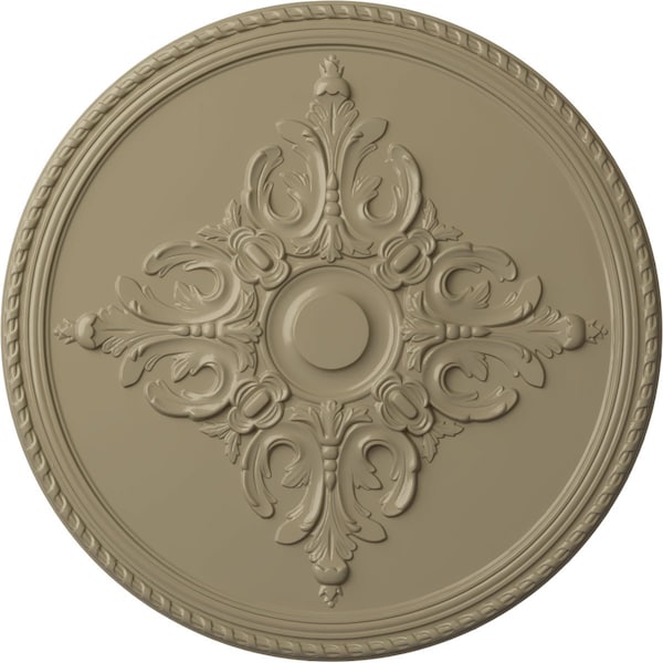 Ekena Millwork Milton Ceiling Medallion (Fits Canopies up to 7 7/8"), Hand-Painted Gobi Desert, 40 5/8"OD x 1 3/4"P CM40MIGDF - main
